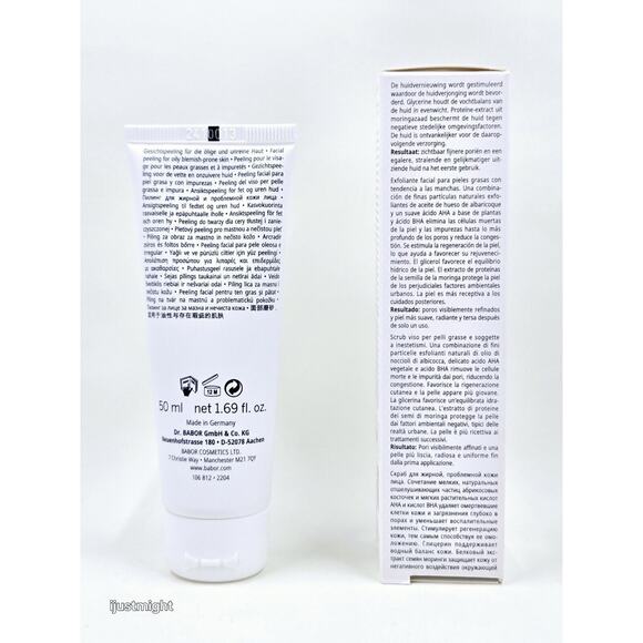 Babor Clarifying Peeling Cream 50ml / 1.69oz- Oily Acne-Prone Skin NIB - Picture 3 of 5